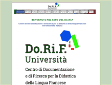 Tablet Screenshot of dorif.it